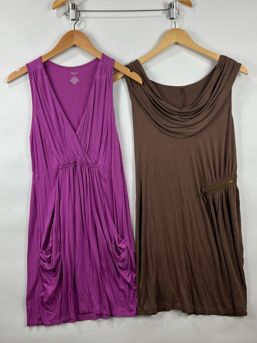 Lot of 2 Ultra Soft Lightweight Casual Dresses Travel Minimalist Everyday